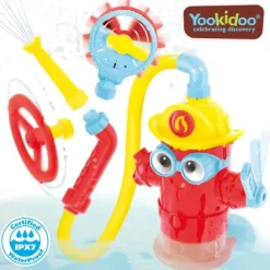 Yookidoo Ready Freddy Spray Sprinkle Brandweerpomp><noscript><img width=
