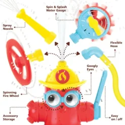 Yookidoo Ready Freddy Spray Sprinkle Brandweerpomp><noscript><img width=